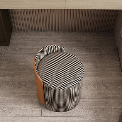 Morgan Ottoman Footstool, Dressing Table Stool, White