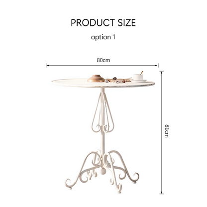 Antonia Outdoor Garden Dining Table Set, Iron