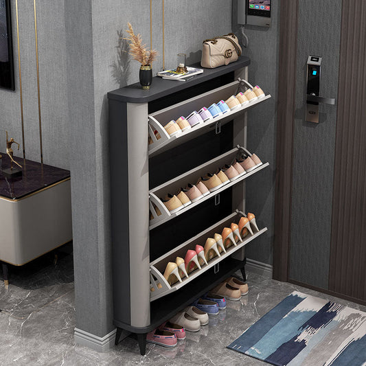 Amos Shoe Storage, Grey