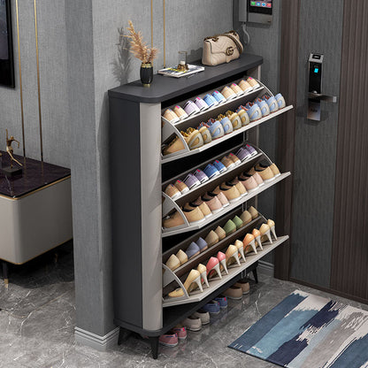 Amos Shoe Storage, Grey
