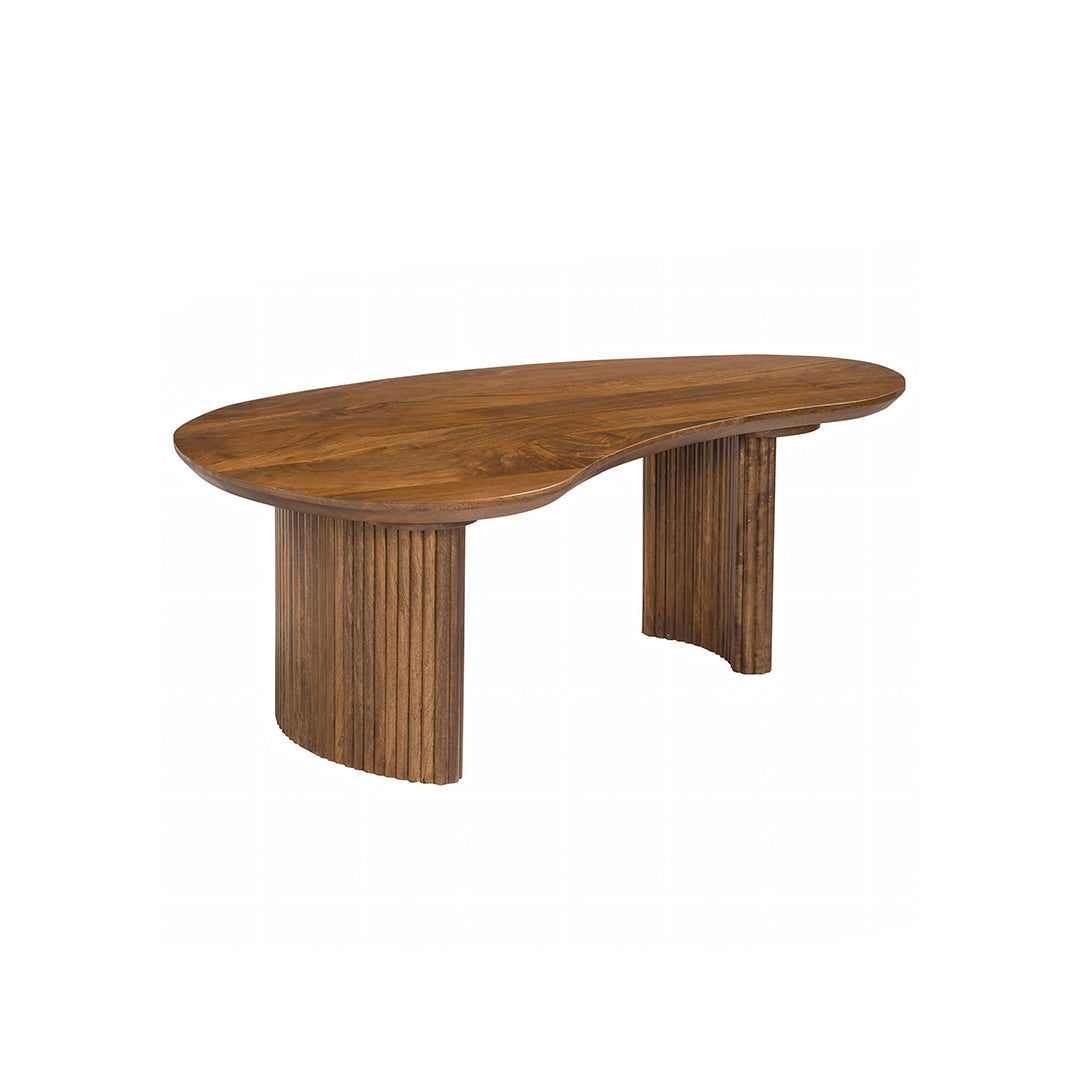 Aragon Curved Wood Coffee Table