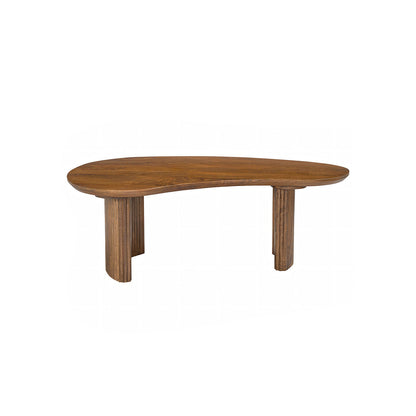 Aragon Curved Wood Coffee Table