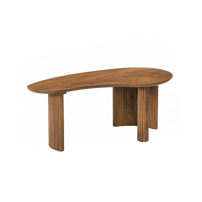 Aragon Curved Wood Coffee Table