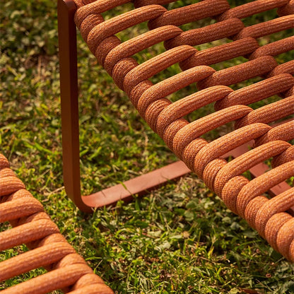 Figueroa Outdoor Lounge Chair With Footstool, Rattan