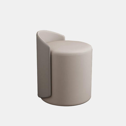 Morgan Ottoman Footstool, Dressing Table Stool, White