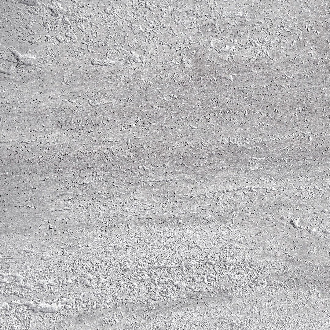 Porto Travertine Side Table, Grey - Image 3